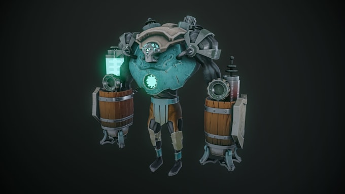 create a 3d character model