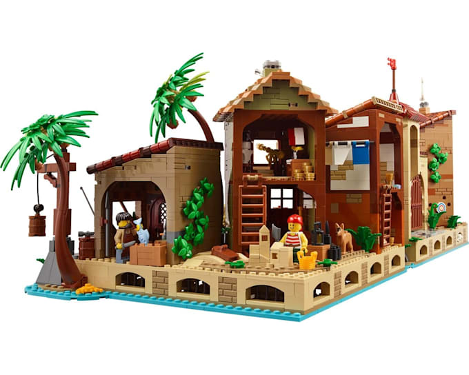 design custom lego moc with lego house architecture model pdf instruction