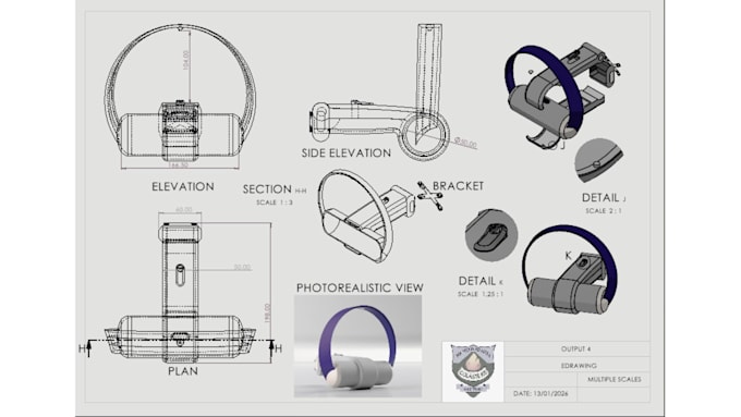 2d technical drafting solidworks