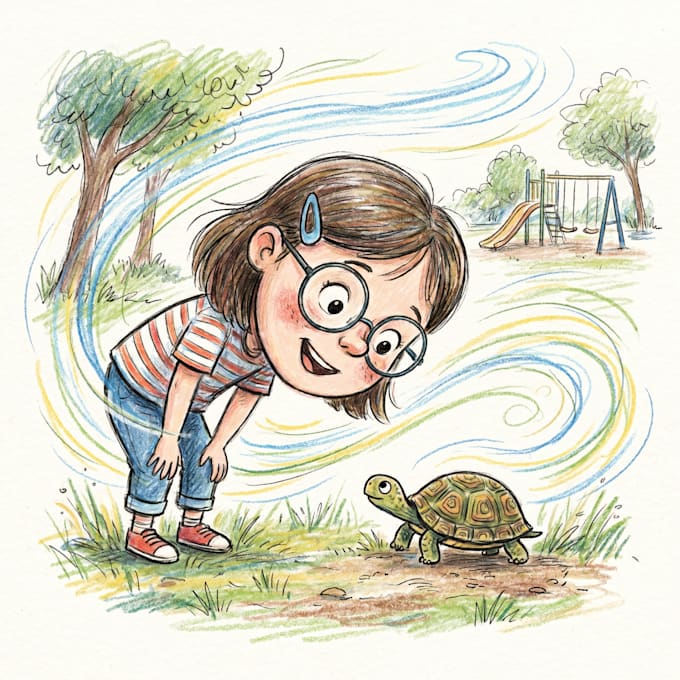 draw unique watercolor illustrations for amazon KDP childrens books