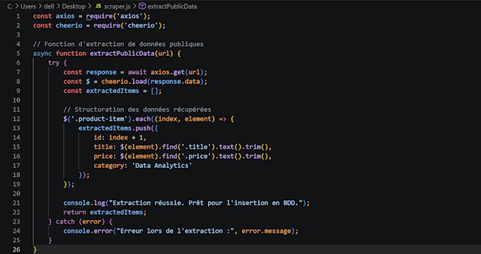 développer un script nodejs sur mesure pour automatiser vos taches