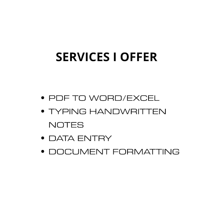 accurate data entry and virtual assistant work