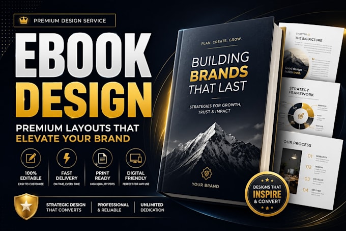 design canva ebooks, ebook templates, brochures and digital products