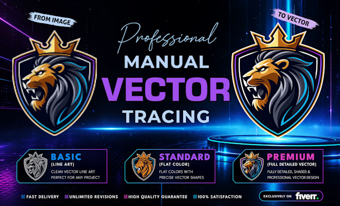 vector trace, redraw logo to high quality print ready vector