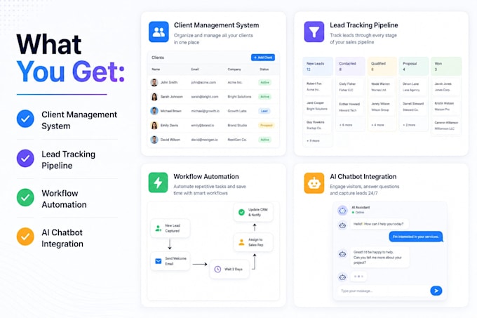 build CRM automation for your business