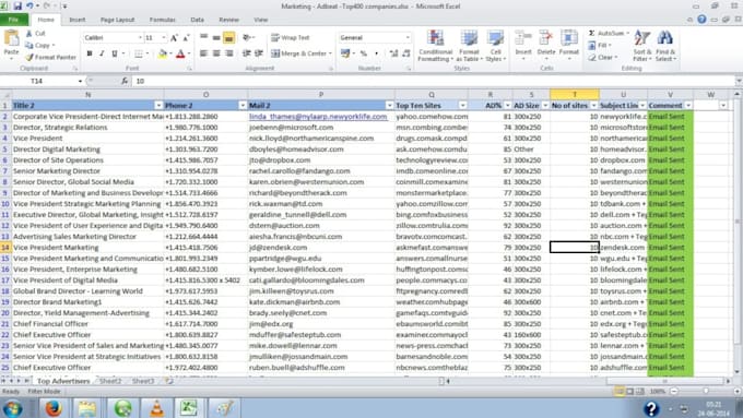 build a targeted b2b lead list