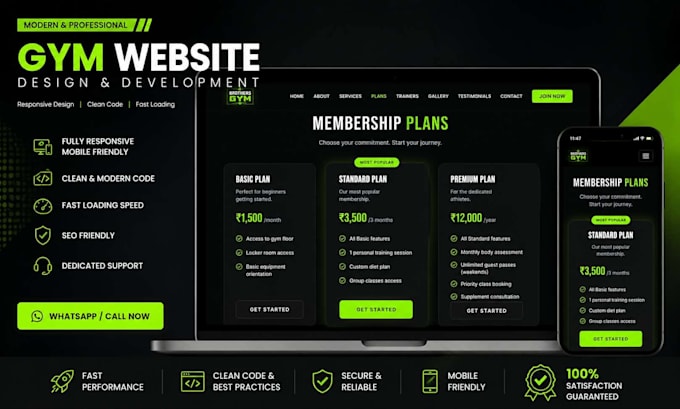 build a modern responsive no code business website