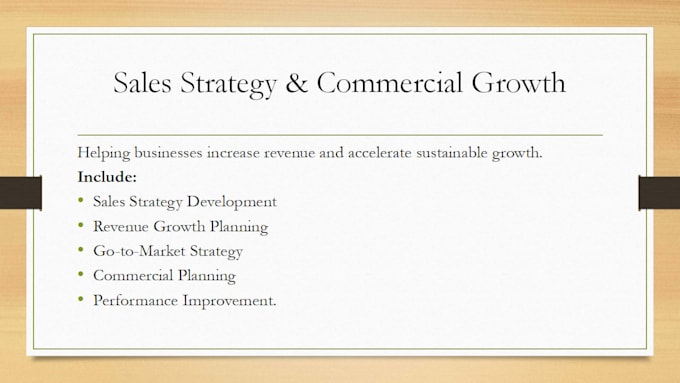 develop a winning sales strategy to grow your business