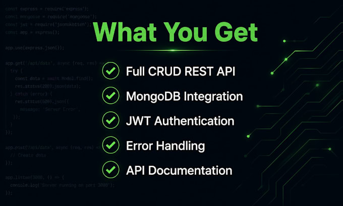 build a rest API backend with nodejs express and mongodb