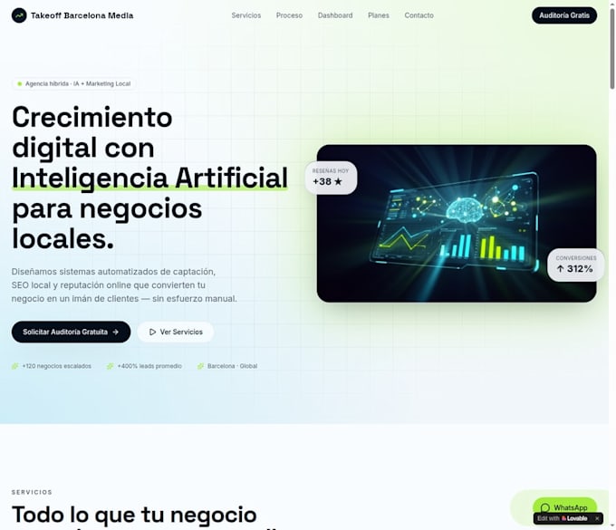 diseÑo pagina web corporativa