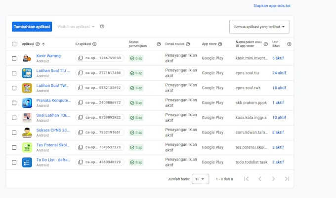 integrate google admob ads in flutter, kotlin and java android apps