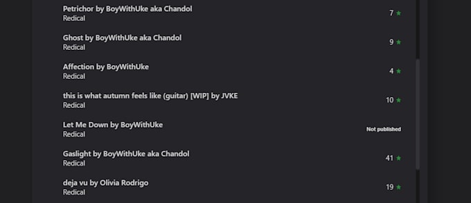 make a professional tab of a song