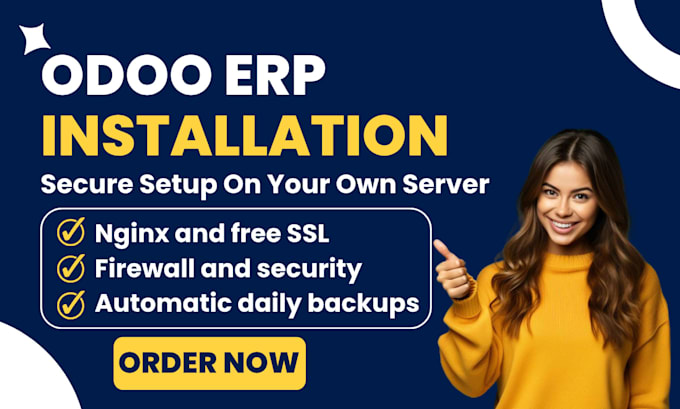 install and configure odoo erp on your vps with SSL and backups