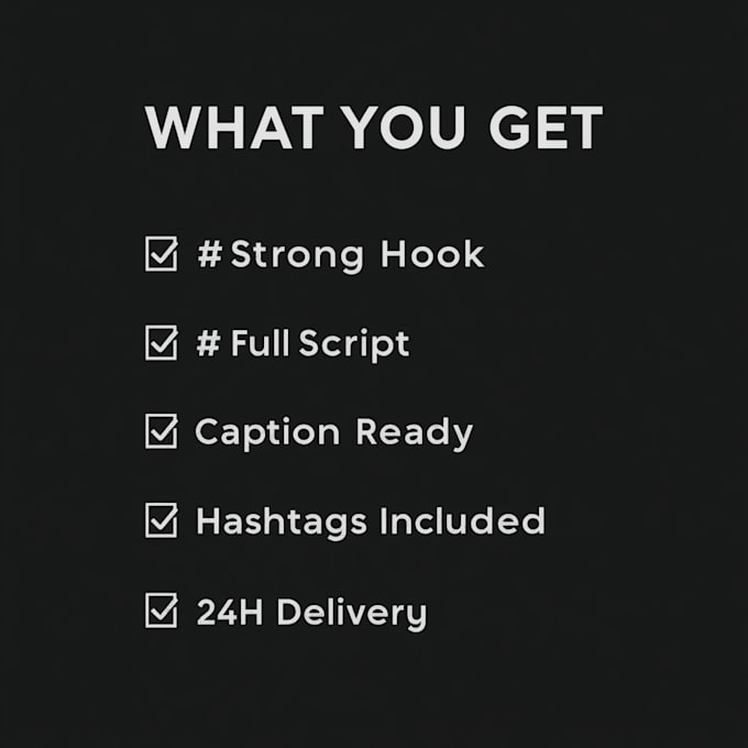 write viral tiktok scripts for any niche