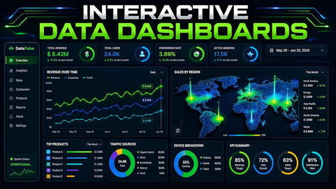 build interactive professional streamlit dashboard for your data