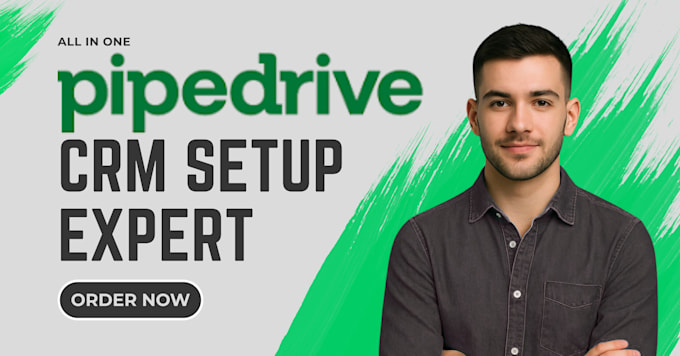 build pipedrive CRM, recruitment pipeline, workflow automation for staffing