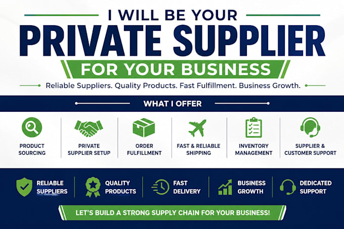 be your private label dropshipping supplier