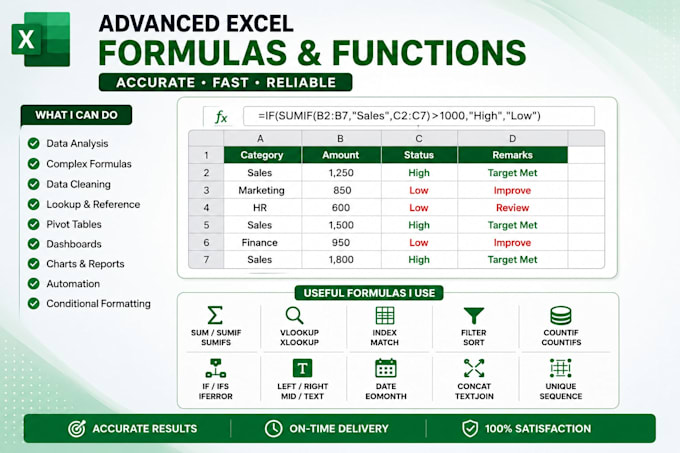 be your microsoft excel, word, and google sheets expert