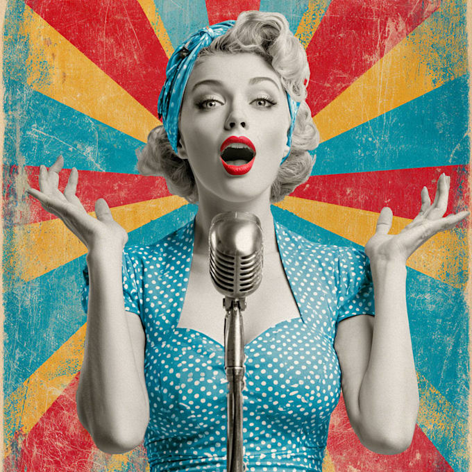 create a stunning retro vintage poster design