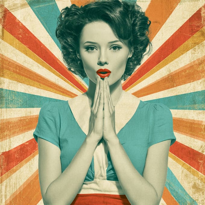 create a custom retro vintage poster for your event or business