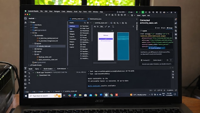 do android app fixing and java programming