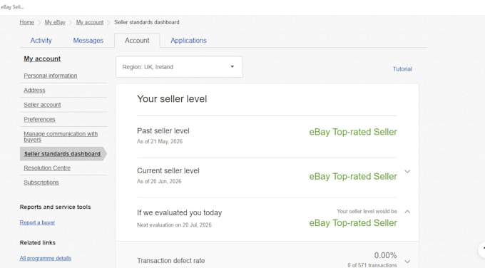 manage your ebay seller hub as VA