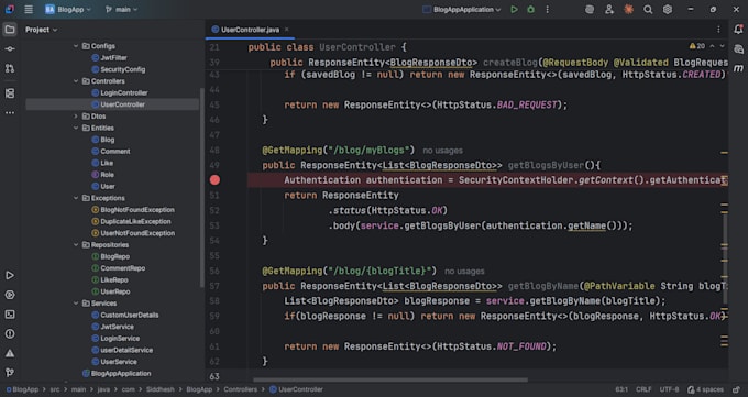 develop rest apis using java spring boot
