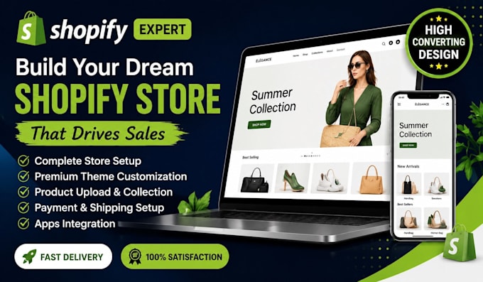 setup a shopify dropshipping store