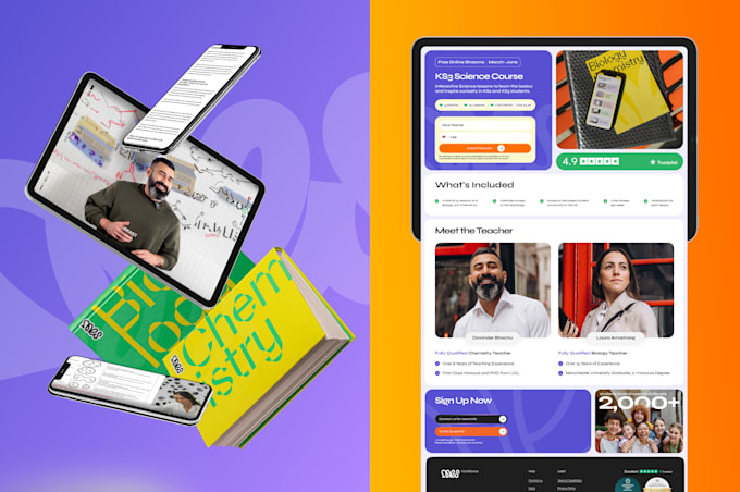build a modern webflow website for coaches and online courses
