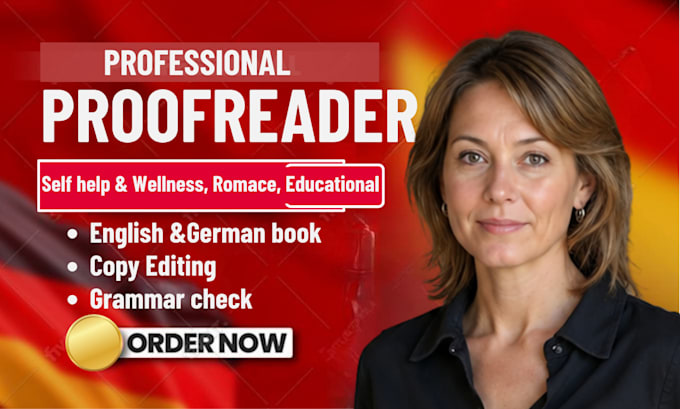 grammar check proofread copy edit english and german novel document book editor