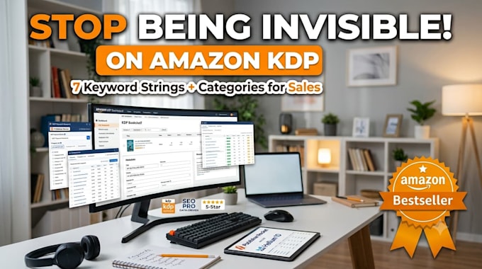 optimize your amazon KDP book keywords and categories for sales