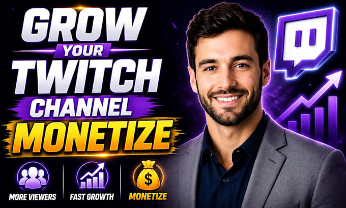 promote your twitch channel for viewers and monetization