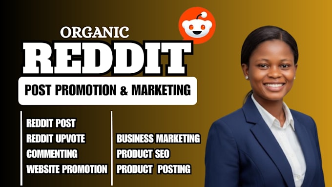 do reddit seo post for business website, saas product, and ecommerce promotion