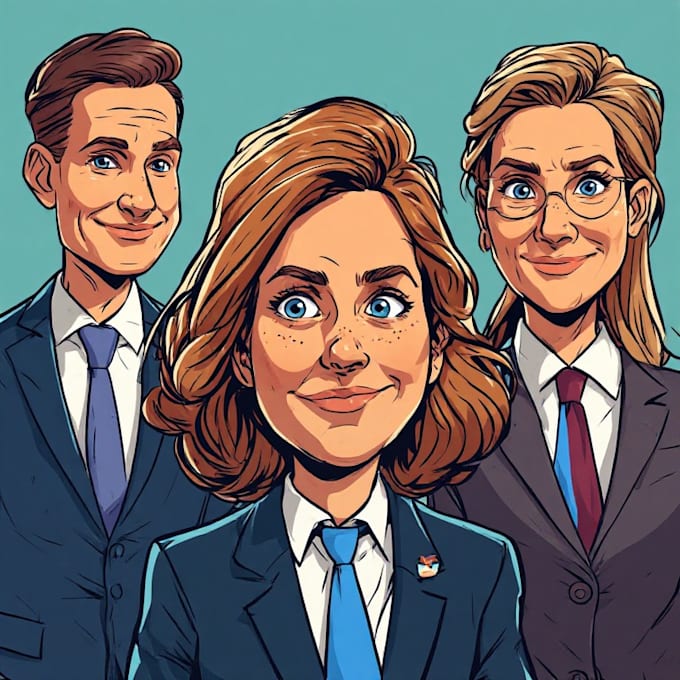 design a political or satirical cartoon