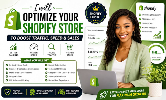 optimize shopify store for google ranking and faster speed