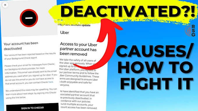 uber reactivation, amazon flex reactivation, spark reactivation, lyft account