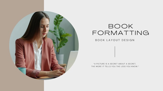 bespoke book formatting, paperback formatting, interior layout design