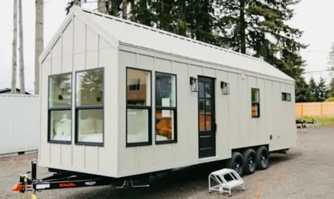 design tiny house, shipping container home, cabin, adu with stunning 3d render