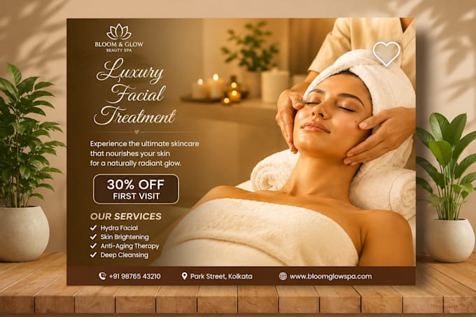 design professional flyer, brochure, poster and print materials