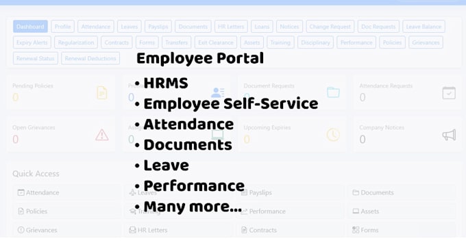 develop erp hrms CRM pos inventory management system