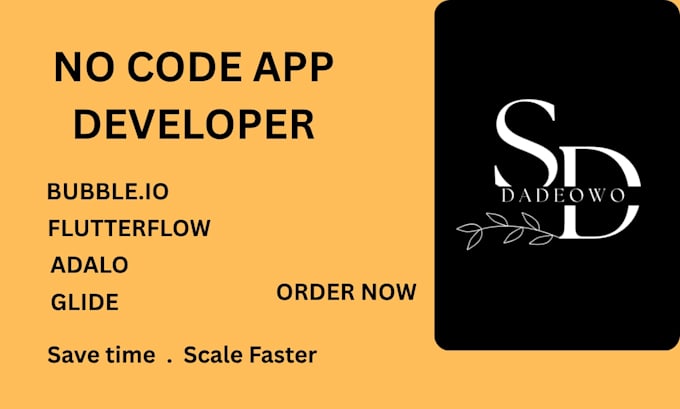 build a custom nocode web app in bubble adalo flutterflow