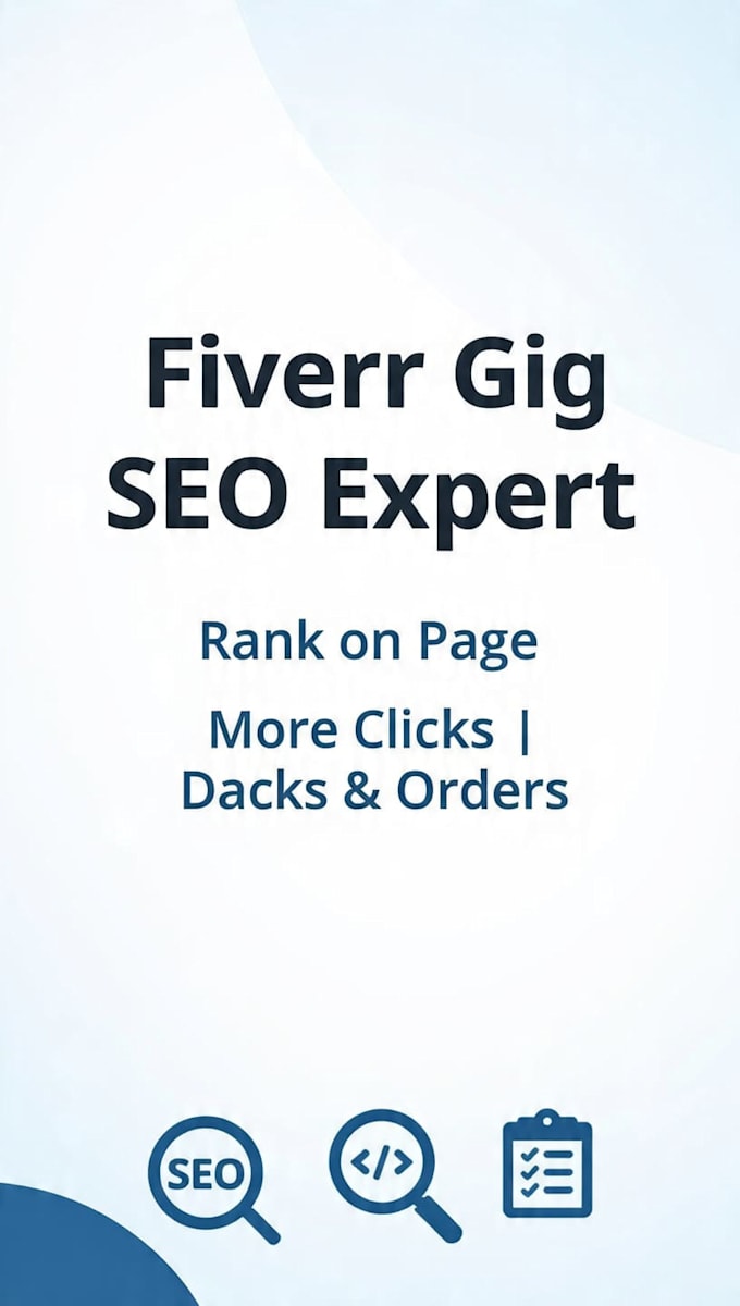 create a high converting fiverr gig with SEO title and description