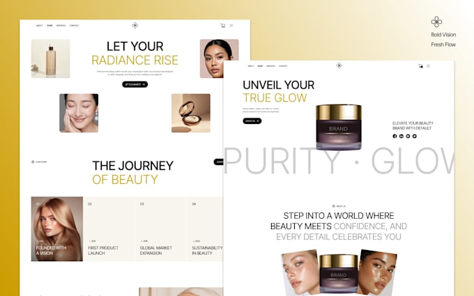 webflow ready UI UX website design