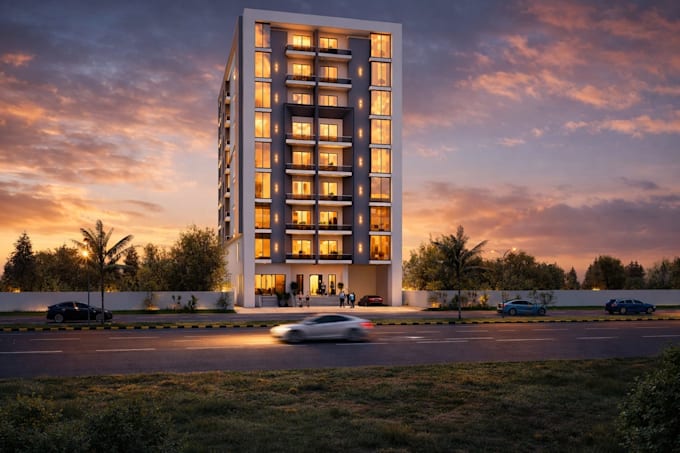 create a 3d architectural walkthrough animation video in lumion or 3ds max