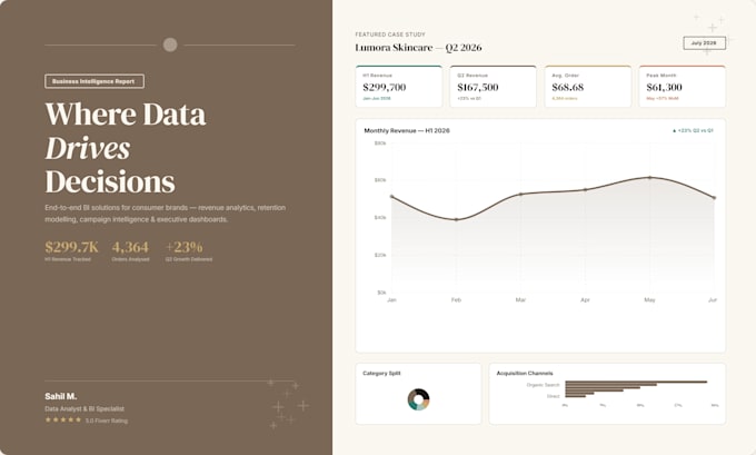analyze data and create executive reports