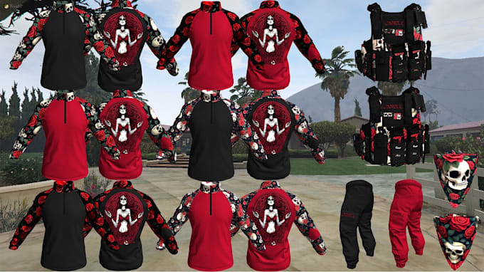 do custom peds, clothing pack and custom chains on your fivem ped