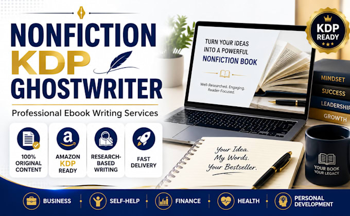 be your nonfiction kdg ghostwriter ebook writer