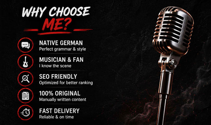 write professional german articles and blog posts