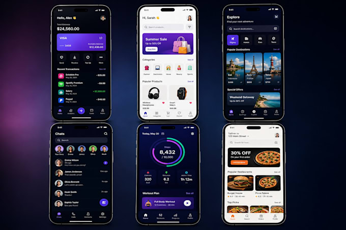 develop a professional mobile application with ai integration