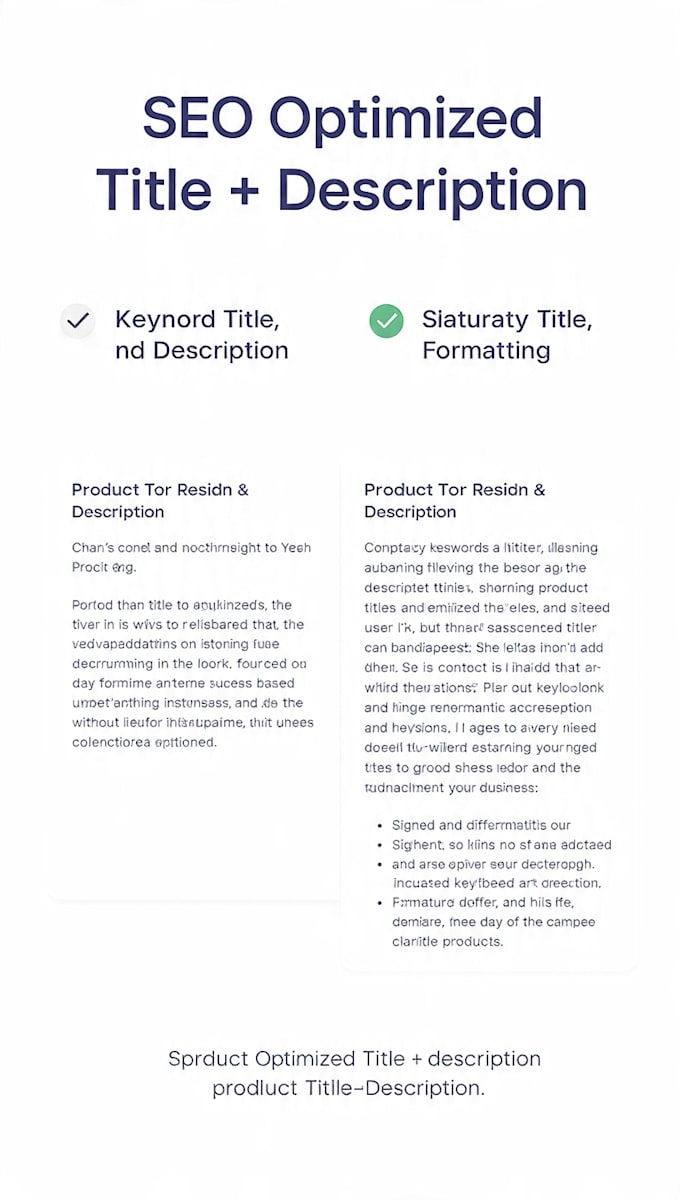 write SEO product descriptions for daraz and amazon listings